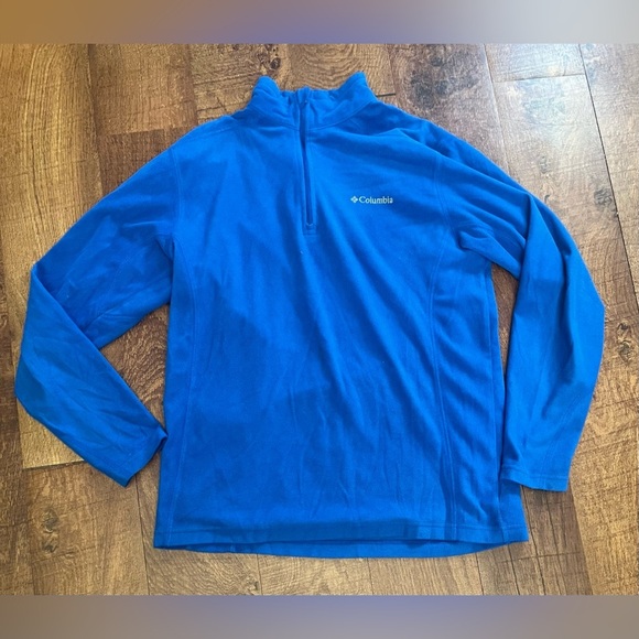 Columbia Mens 1/4 quarter zip fleece pullover Sz small - Picture 1 of 6